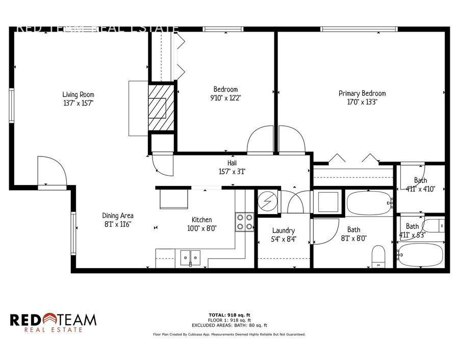 Updated 2 Bedroom, 2 Bathroom Duplex in North Richland Hills property image